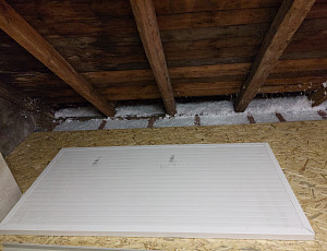 Zateplení půdy a zhotovení podlahy